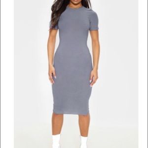 Never Worn Gray Midi TShirt Dress